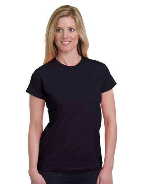 Women's USA-Made Fine Jersey T-Shirt - Black