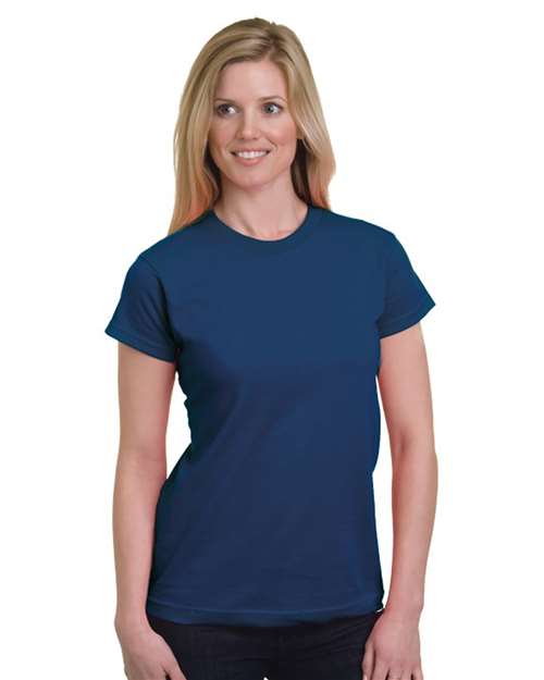Women's USA-Made Fine Jersey T-Shirt - Navy