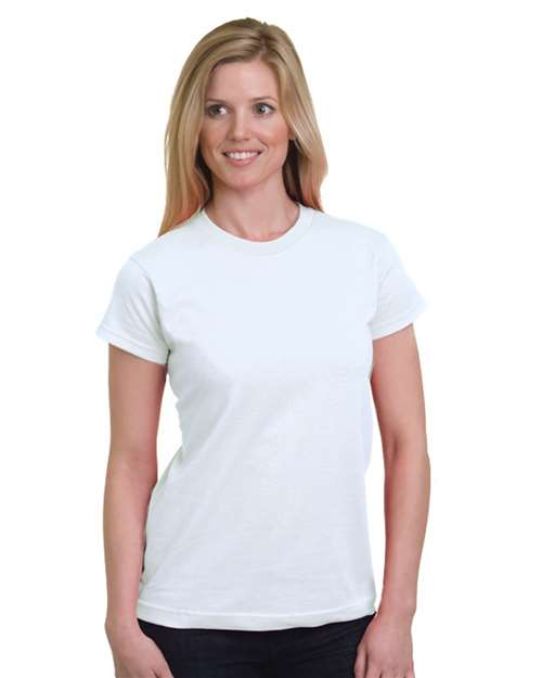 Women's USA-Made Fine Jersey T-Shirt - White