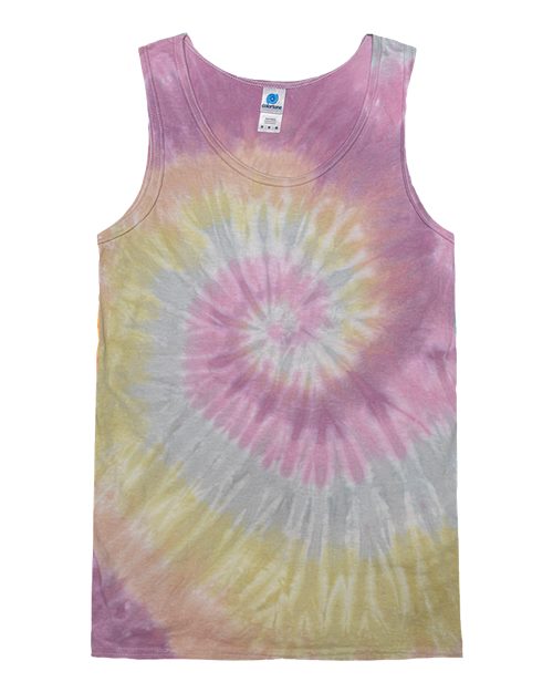 Unisex Tie-Dyed Tank Top - Desert Rose