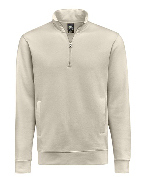 Unisex BTB Fleece Quarter-Zip Sweatshirt - Oyster