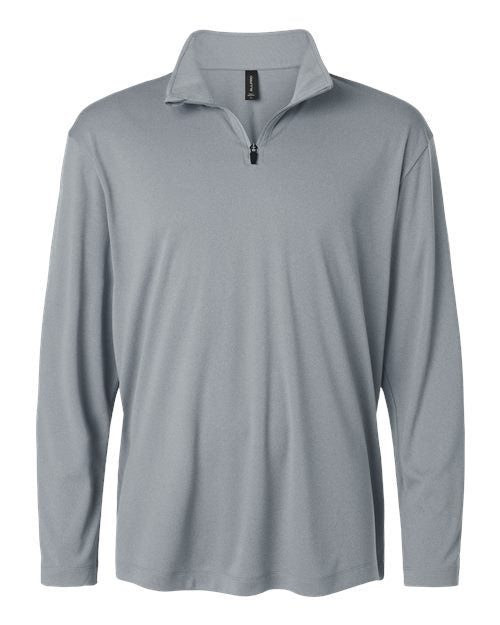 Men's Pro-Lock Performance Quarter-Zip Pullover - Heather Steel