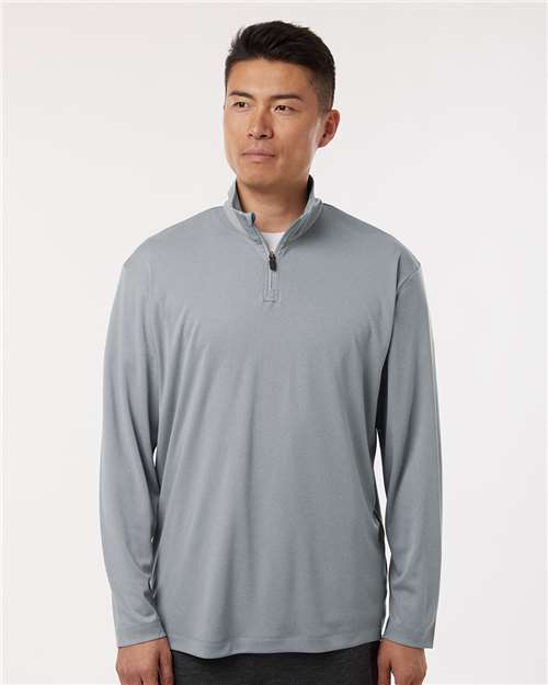 Men's Pro-Lock Performance Quarter-Zip Pullover - Heather Steel