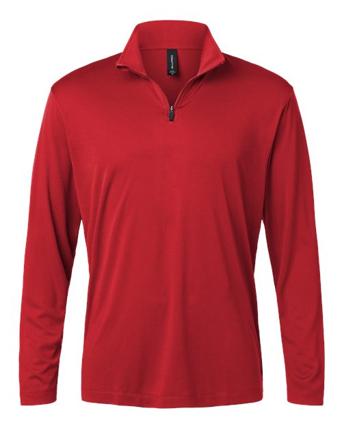 Men's Pro-Lock Performance Quarter-Zip Pullover - Red