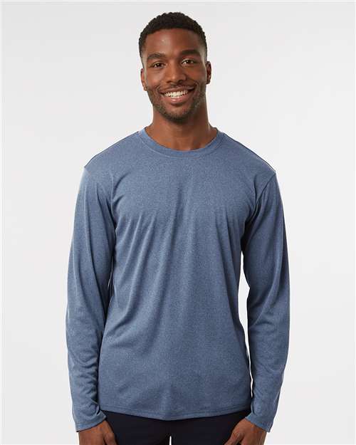 Unisex Pro-Lock Performance Long Sleeve T-Shirt - Heather Navy