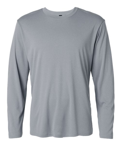 Unisex Pro-Lock Performance Long Sleeve T-Shirt - Heather Steel