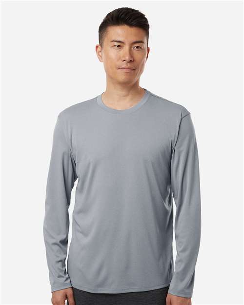 Unisex Pro-Lock Performance Long Sleeve T-Shirt - Heather Steel