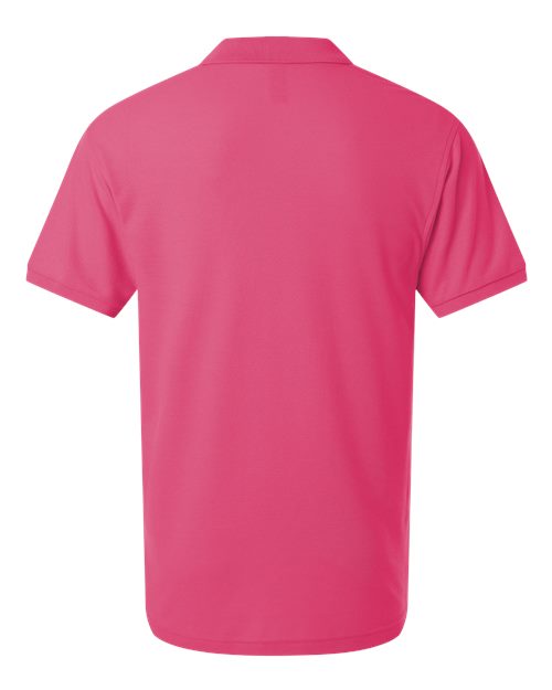 Men's Pique Polo - Bright Pink