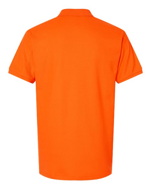 Men's Pique Polo - Deep Orange