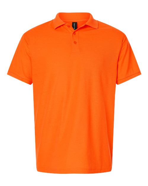 Men's Pique Polo - Deep Orange