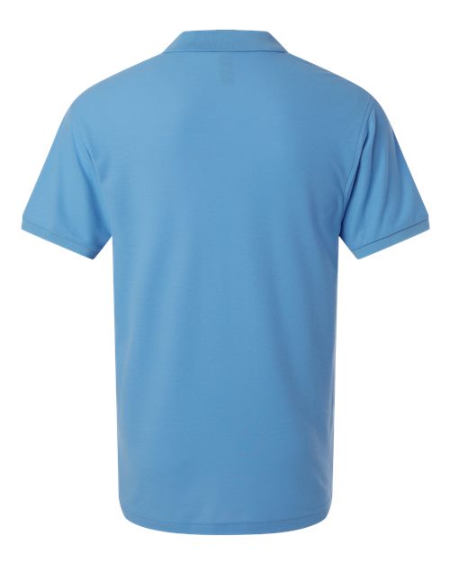 Men's Pique Polo - Carolina Blue