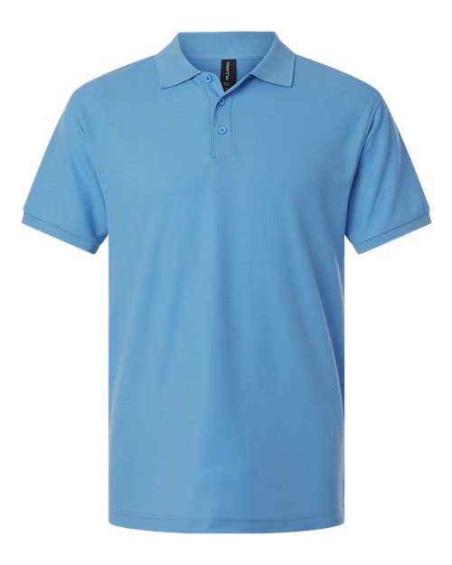 Men's Pique Polo - Carolina Blue