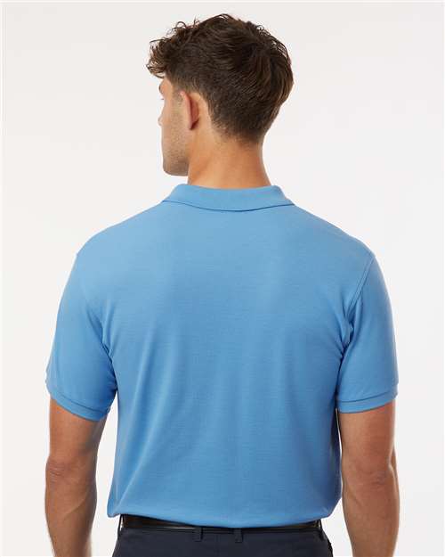 Men's Pique Polo - Carolina Blue