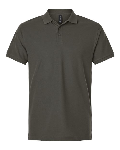 Men's Pique Polo - Charcoal