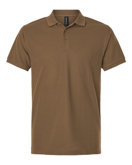Men's Pique Polo - Cigar
