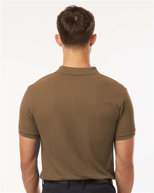 Men's Pique Polo - Cigar