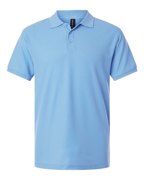 Men's Pique Polo - Cloud Blue