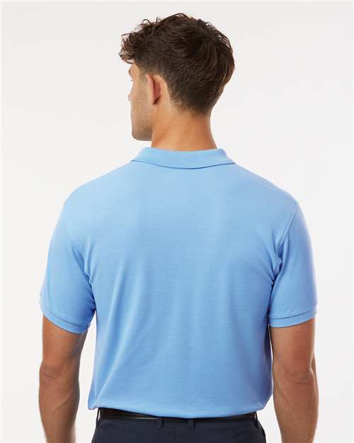 Men's Pique Polo - Cloud Blue