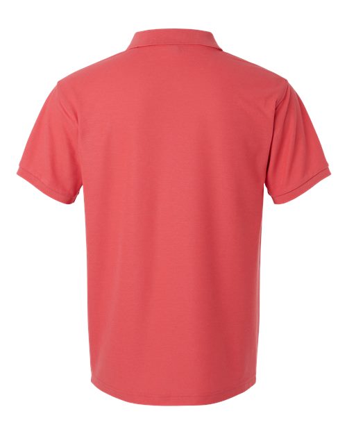 Men's Pique Polo - Coral