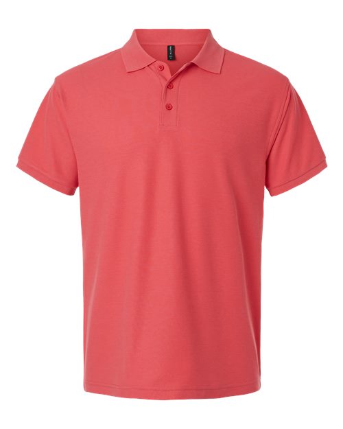 Men's Pique Polo - Coral