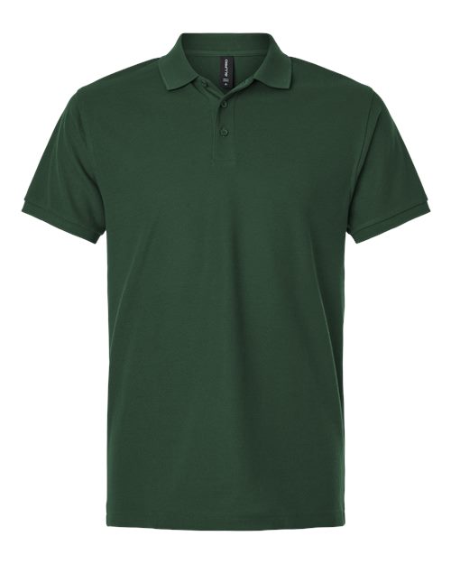 Men's Pique Polo - Forest Green
