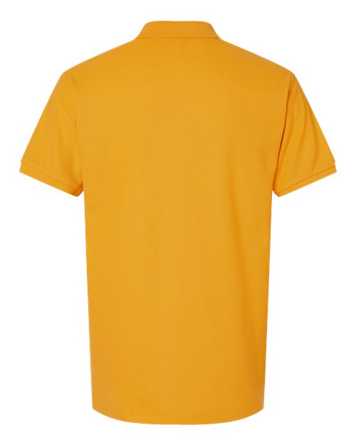 Men's Pique Polo - Gold