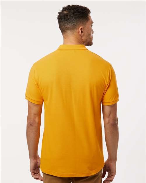 Men's Pique Polo - Gold