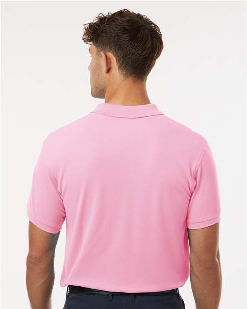 Men's Pique Polo - Light Pink