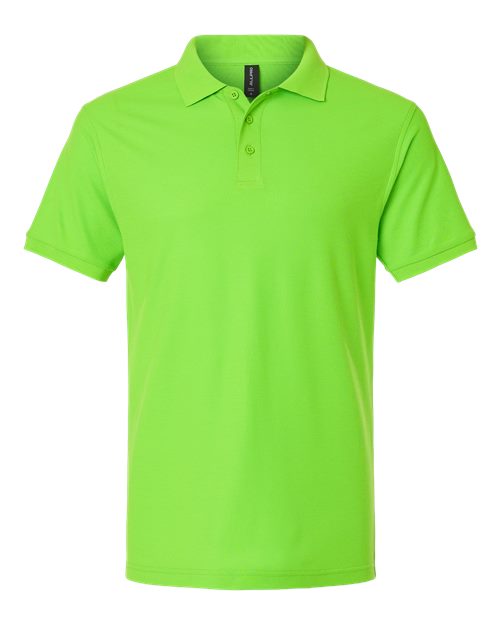 Men's Pique Polo - Lime