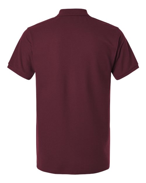 Men's Pique Polo - Maroon