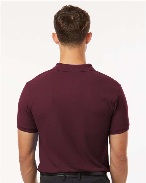 Men's Pique Polo - Maroon