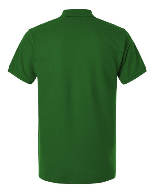 Men's Pique Polo - Olive Green