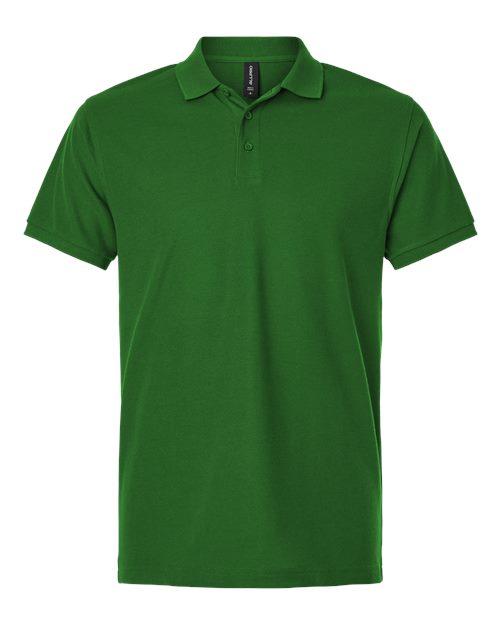 Men's Pique Polo - Olive Green