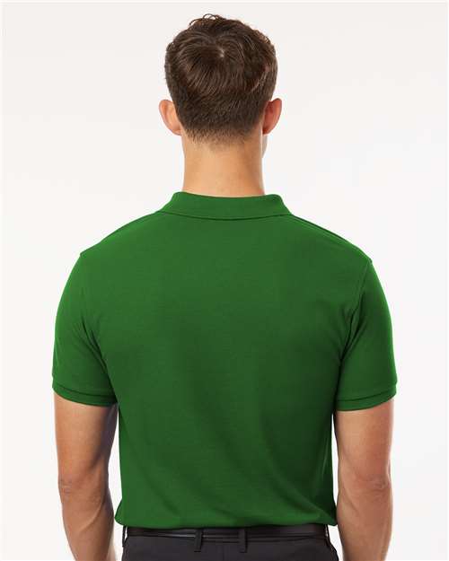 Men's Pique Polo - Olive Green