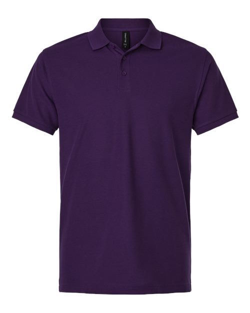 Men's Pique Polo - Purple