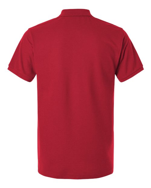 Men's Pique Polo - Red