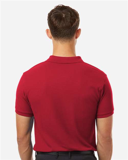 Men's Pique Polo - Red