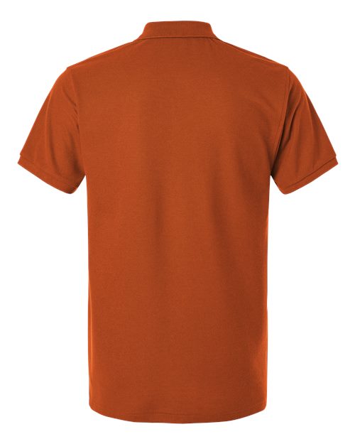 Men's Pique Polo - Rust