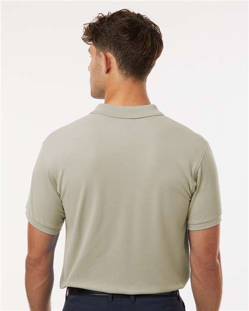 Men's Pique Polo - Sand