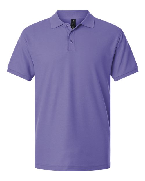 Men's Pique Polo - Violet