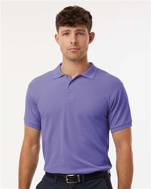Men's Pique Polo - Violet