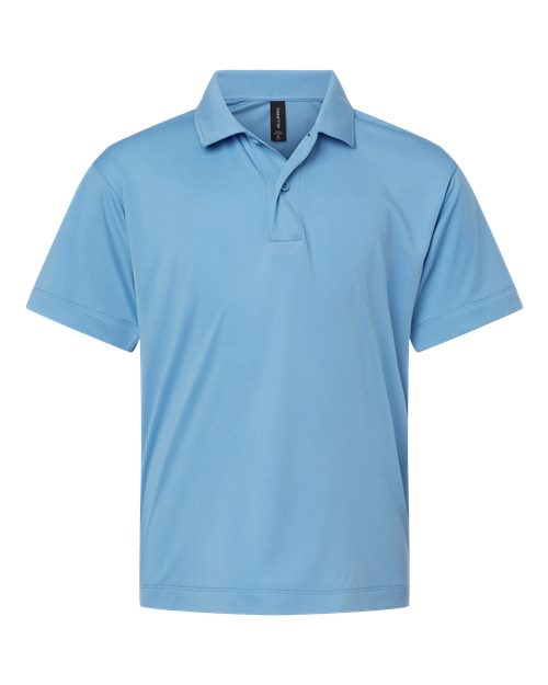 Youth Pro-Lock Performance Polo - Carolina Blue