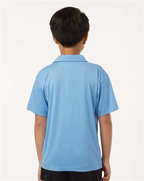 Youth Pro-Lock Performance Polo - Carolina Blue