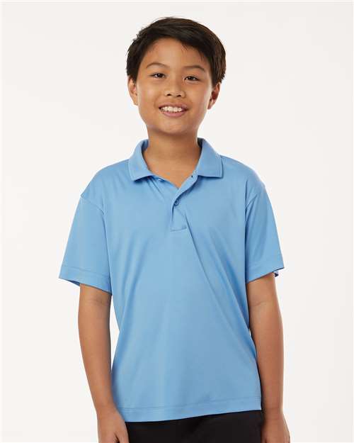 Youth Pro-Lock Performance Polo - Carolina Blue