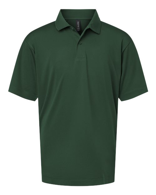 Youth Pro-Lock Performance Polo - Forest Green