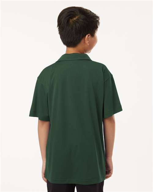 Youth Pro-Lock Performance Polo - Forest Green