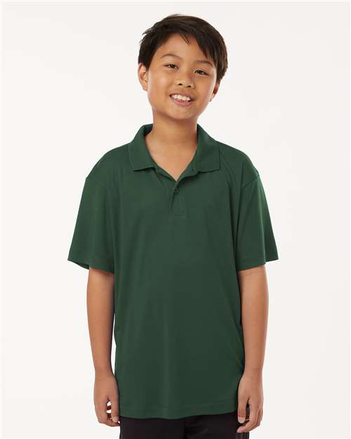 Youth Pro-Lock Performance Polo - Forest Green