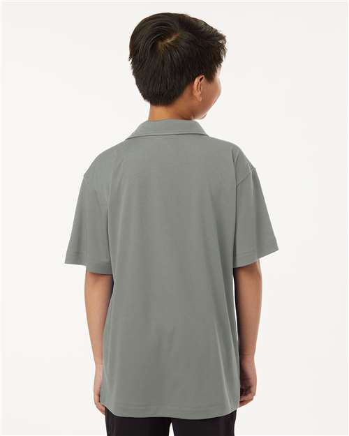 Youth Pro-Lock Performance Polo - Greystone