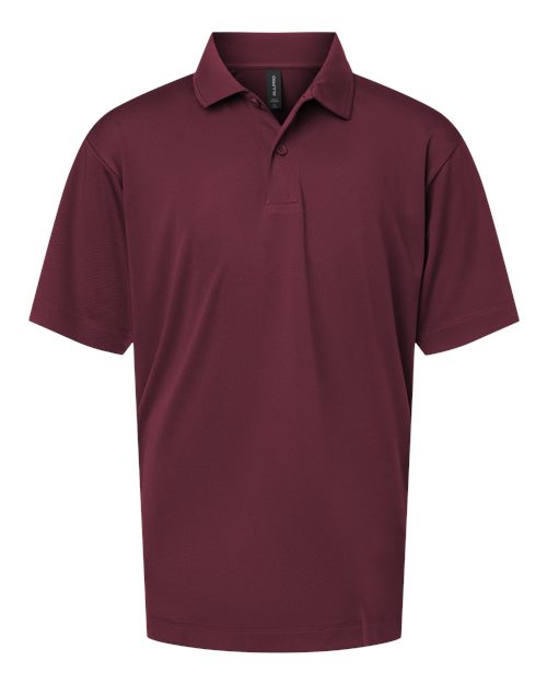 Youth Pro-Lock Performance Polo - Maroon