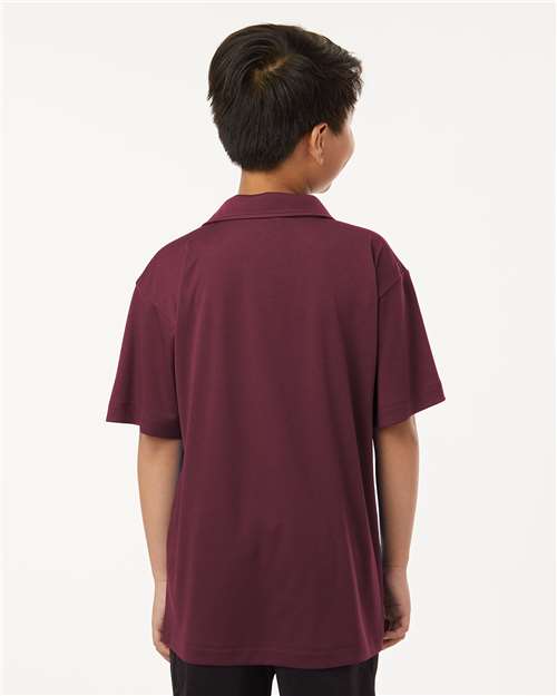 Youth Pro-Lock Performance Polo - Maroon
